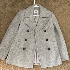 Grey Peacoat